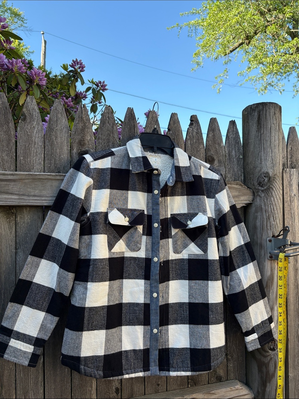 CrewCuts size 14 cotton fleece lined shacket!!